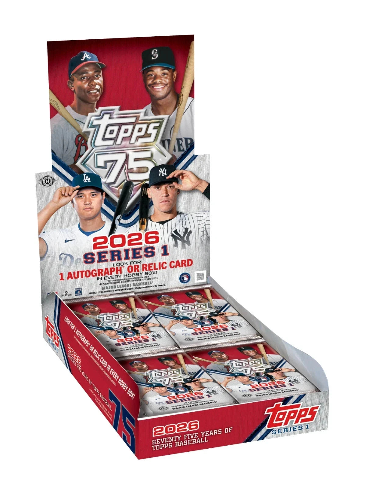 2026 TOPPS SERIES 1 S1 BASEBALL - FACTORY SEALED - HOBBY BOX -