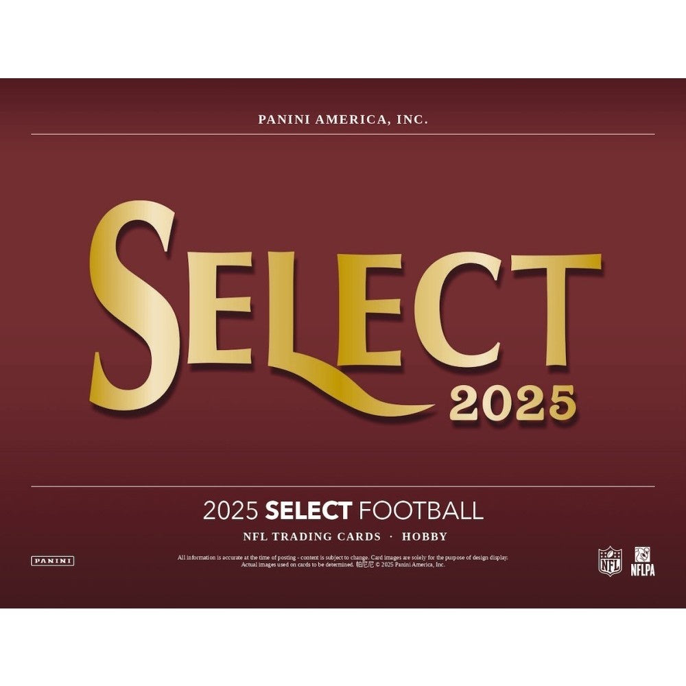 2025 PANINI SELECT FOOTBALL - FACTORY SEALED - 12 BOX HOBBY CASE -
