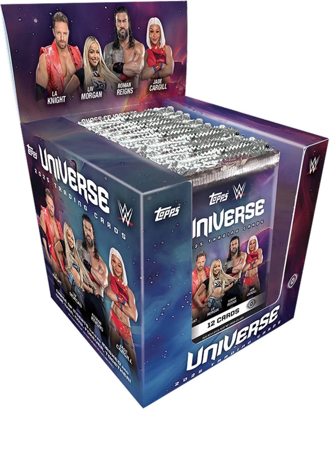 2025 TOPPS UNIVERSE WWE WRESTLING - SEALED - 12 BOX HOBBY CASE -